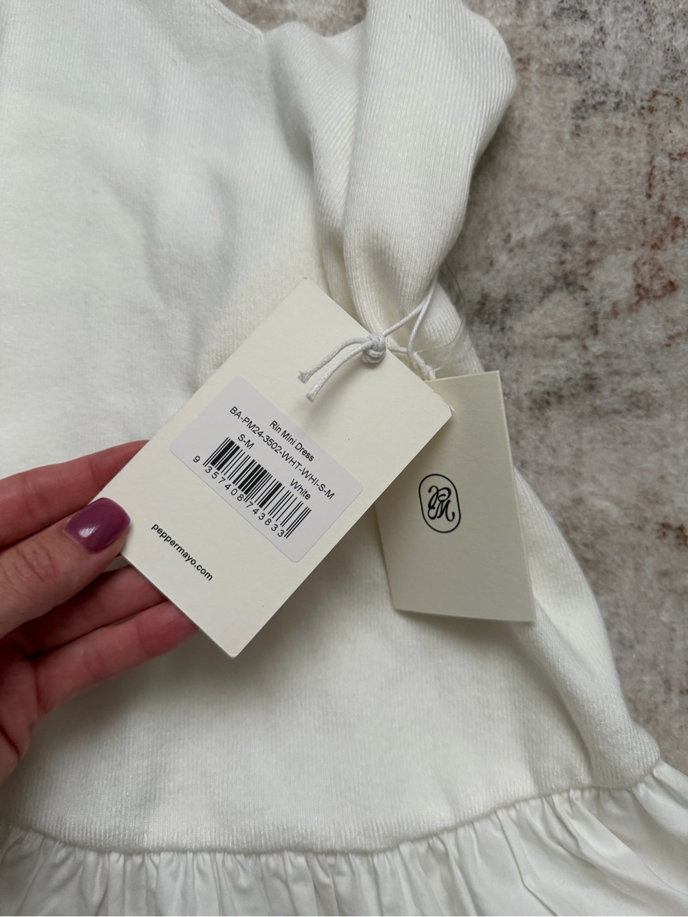 Peppermayo White Halter Mini Dress - Picture 2 of 4
